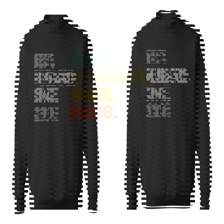 12Th Wedding Anniversary Husbandince 2008 スウェットシャツ