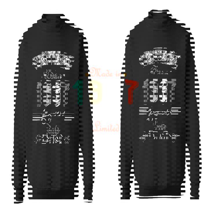 1937年8月生まれ ヴィンテージハッピーバースデー 87歳 スウェットシャツ