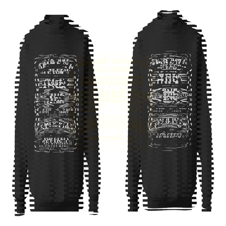 1955年8月 70歳の誕生日プレゼント 男性 70歳 誕生日 スウェットシャツ