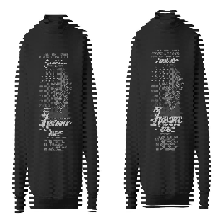 1955年、アメリカ国旗、イーグル、70歳の誕生日、愛国的 スウェットシャツ