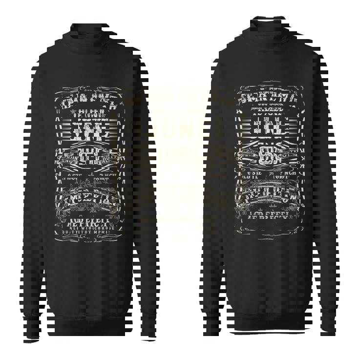 1956年6月 69歳の誕生日プレゼント 男性用 69歳 誕生日 スウェットシャツ