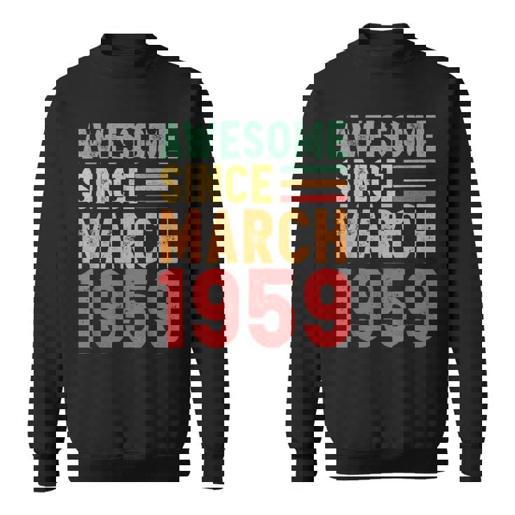 1959年3月から素晴らしい70歳の誕生日プレゼント。 スウェットシャツ