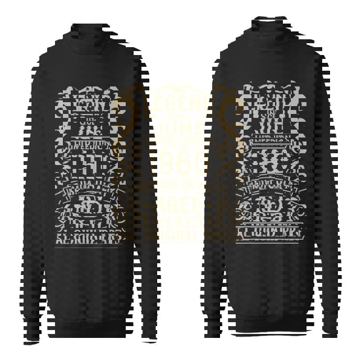 1960年6月 65歳の誕生日デコレーション ヴィンテージ 65歳の誕生日 スウェットシャツ