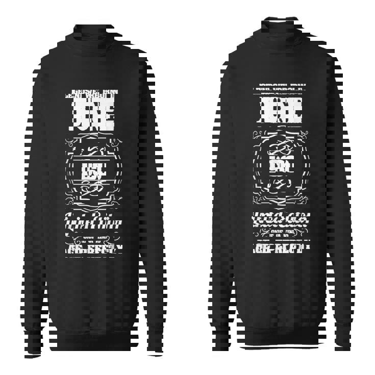 1960年6月生まれのレジェンドたち 61歳の誕生日 スウェットシャツ