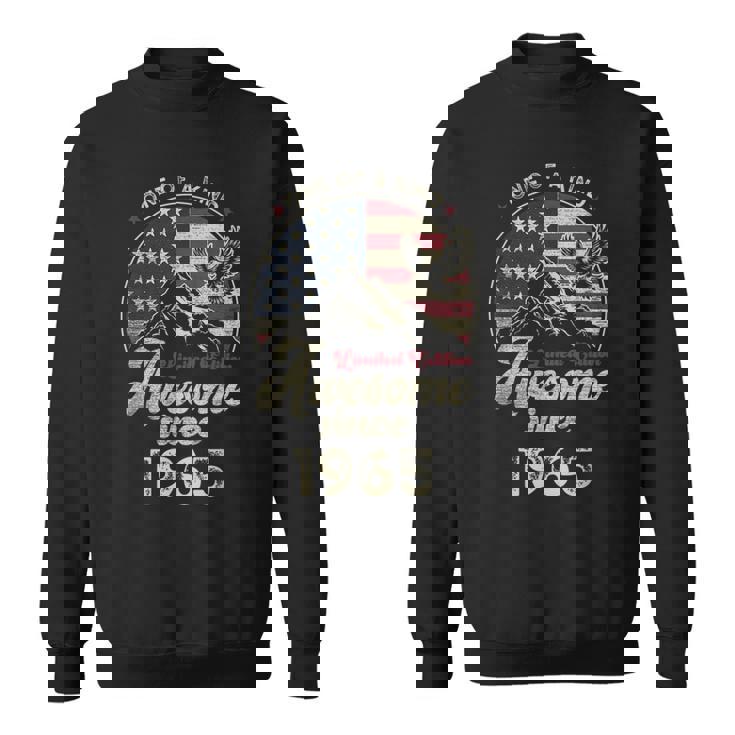 1965 愛国的なイーグル、60歳の誕生日、アメリカ国旗 愛国的 スウェットシャツ