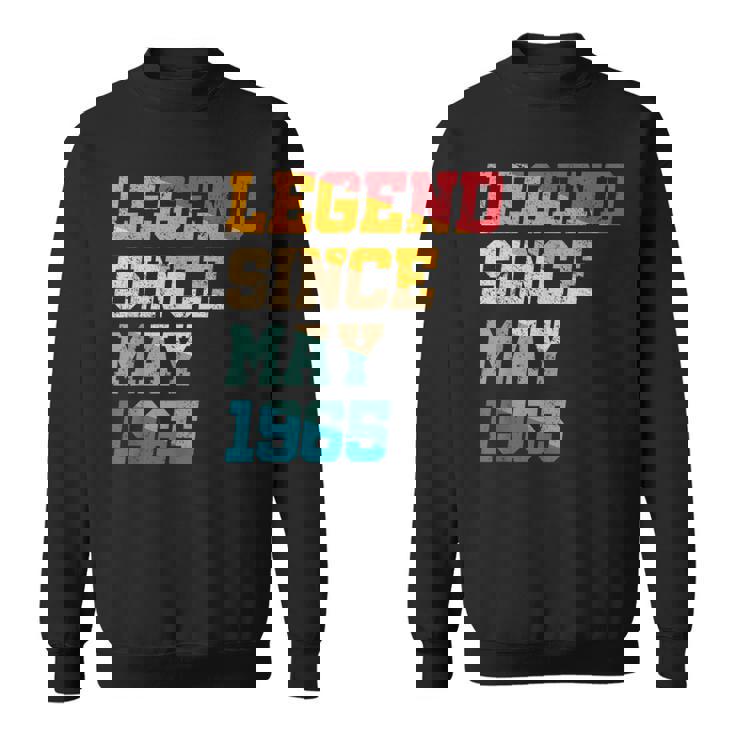 1965年5月以来の伝説 面白い 60歳 レトロ 還暦 スウェットシャツ