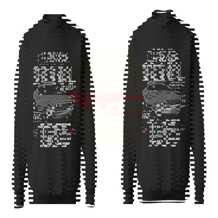 1965年生まれ クラシックカー 60歳の誕生日 スウェットシャツ