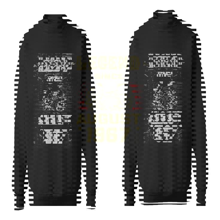 1967年8月より伝説 1967年8月生まれの誕生日 スウェットシャツ