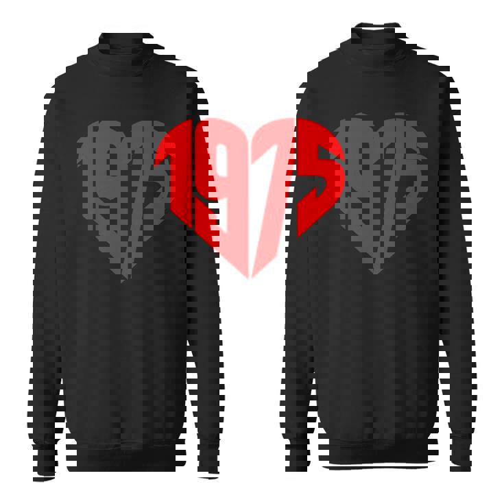 1975 ハート ヴィンテージ 1975年製 ハート型 愛 50歳の誕生日に スウェットシャツ