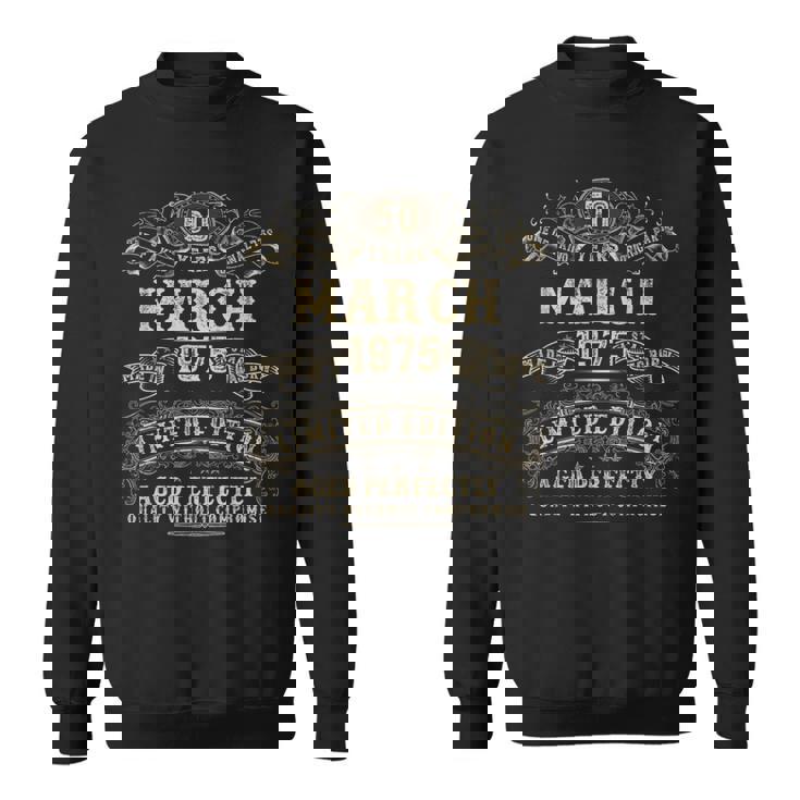 1975年3月 50歳の誕生日プレゼント 男性 50歳 誕生日 スウェットシャツ