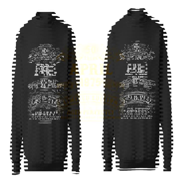 1975年4月 50歳の誕生日プレゼント 男性 50歳 誕生日 スウェットシャツ