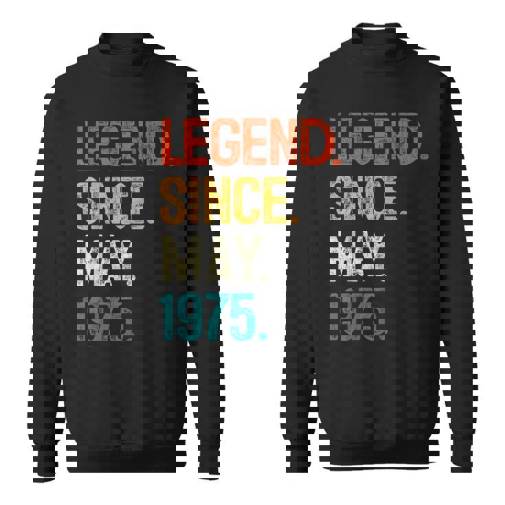 1975年5月からの伝説 50歳の誕生日プレゼント 50歳 スウェットシャツ