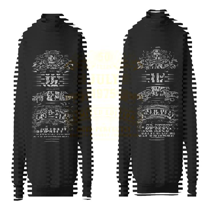 1975年7月 50歳の誕生日プレゼント 男性 50歳 誕生日 スウェットシャツ