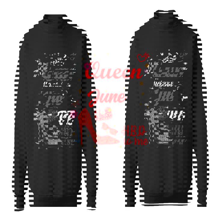 1976年6月 誕生日 この女王は1976年6月に生まれました スウェットシャツ