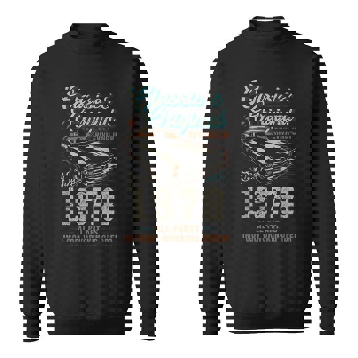 1978年生まれ ヴィンテージカー 47歳の誕生日 スウェットシャツ