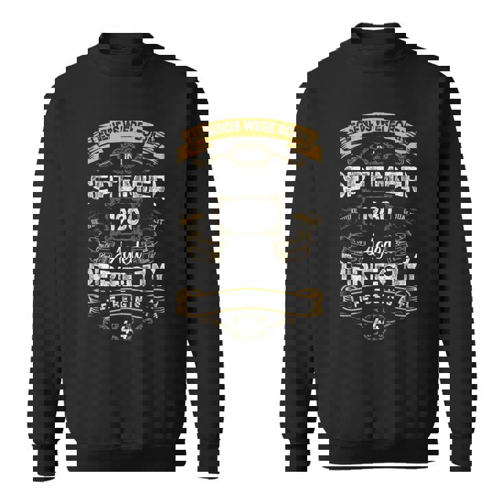 1980年9月に誕生した44歳の誕生日レジェンド。 スウェットシャツ