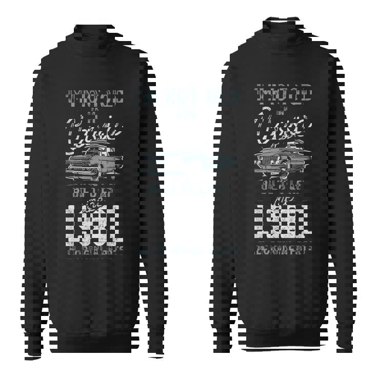 1981年クラシックカー生誕44周年 スウェットシャツ