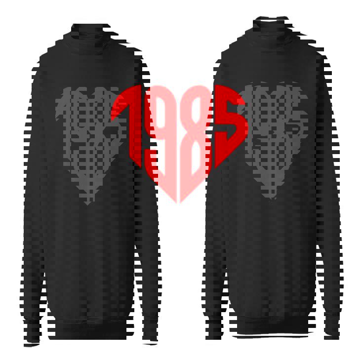 1985 ハート型 ヴィンテージ 1985 ハート型 ラブ 40歳の誕生日に スウェットシャツ