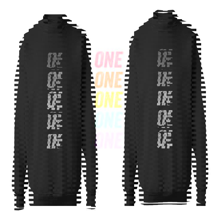 1つ スウェットシャツ