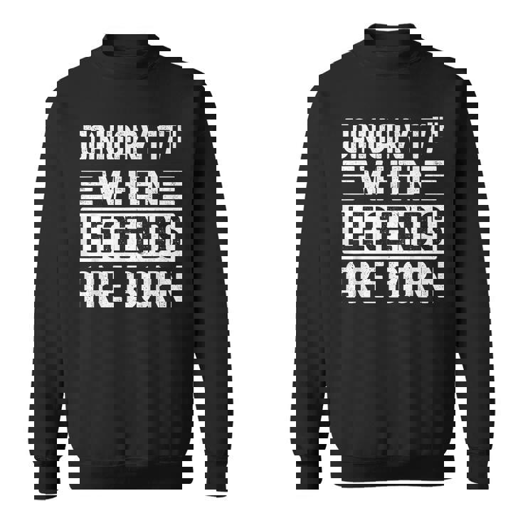 1月17日 誕生日 1月17日 誕生日プレゼント スウェットシャツ