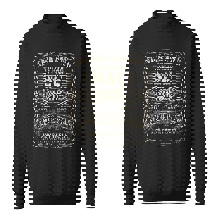 2005年5月 20歳の誕生日プレゼント 男性用 20歳 誕生日 スウェットシャツ