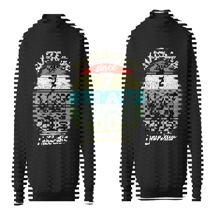 2005年5月7日 20歳の誕生日 20歳 2025年 誕生日 スウェットシャツ