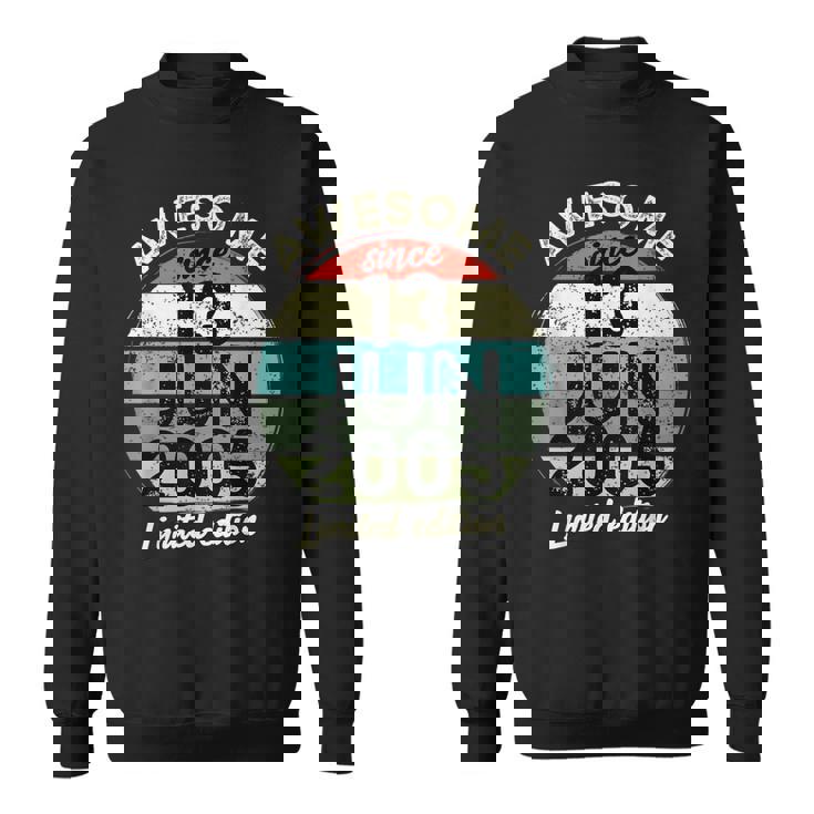 2005年6月13日 20歳の誕生日 20歳 2025年 誕生日 スウェットシャツ