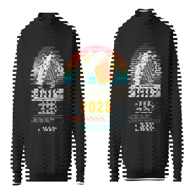 2025 年のお父さん 出産のお知らせ 父親になる予定の人 これから父親になる人 スウェットシャツ