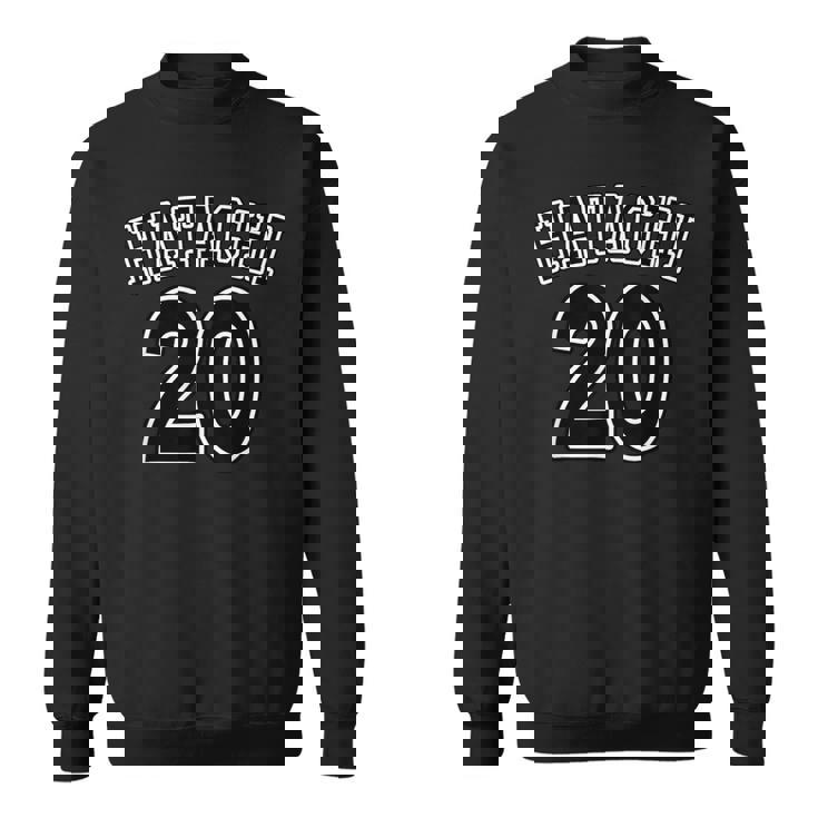 20才（二十歳）はたち（チームユニフォーム風）（お誕生日）祝 20代 面白 スウェットシャツ