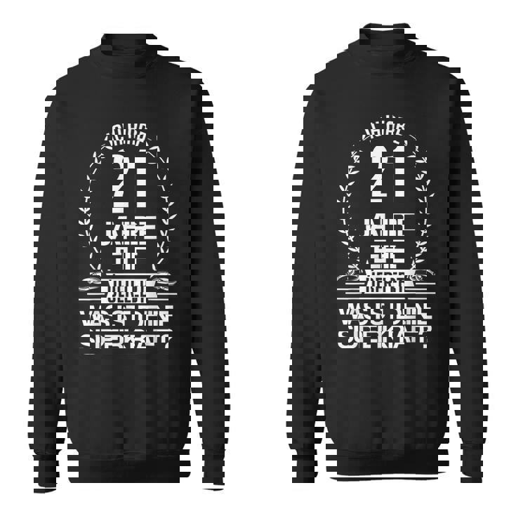 21年 結婚21周年 記念日 ギフト スウェットシャツ