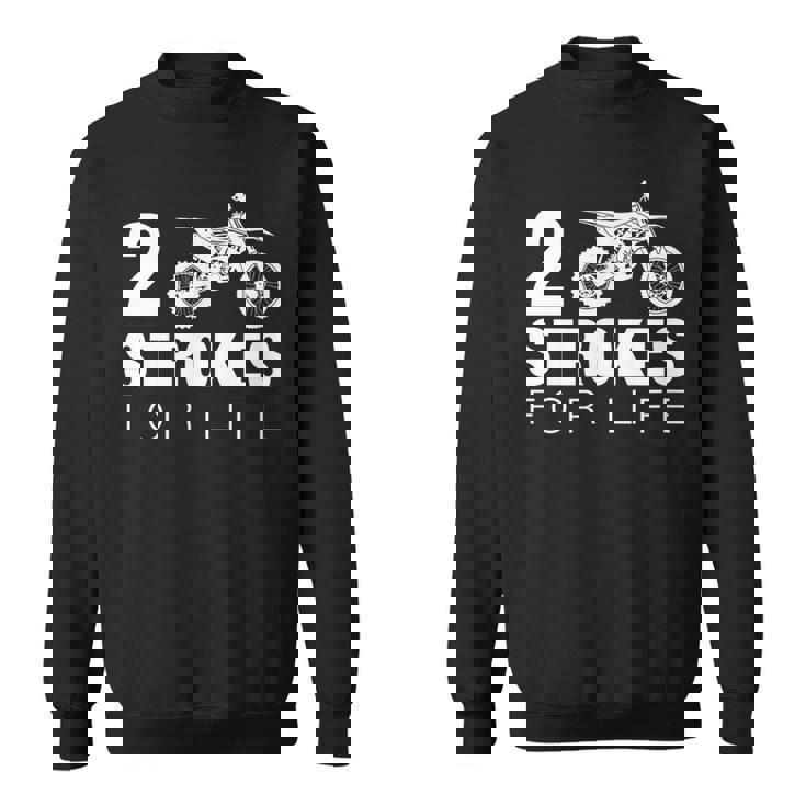 2ストロークフォーライフ モトクロス ダートバイク スウェットシャツ