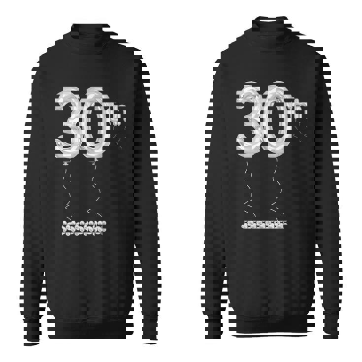 30周年記念ナンバー 真珠婚式30周年 スウェットシャツ