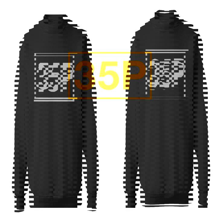 35P 暗号言語 スウェットシャツ