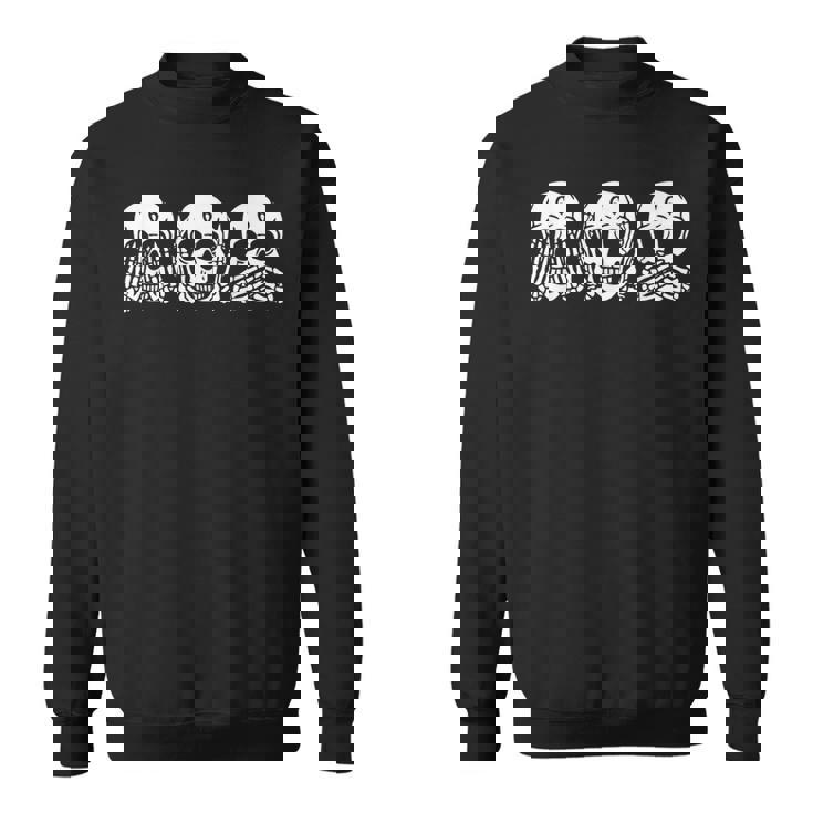 3Atanic 666Kullsee No Hear Nopeak No Evil スウェットシャツ