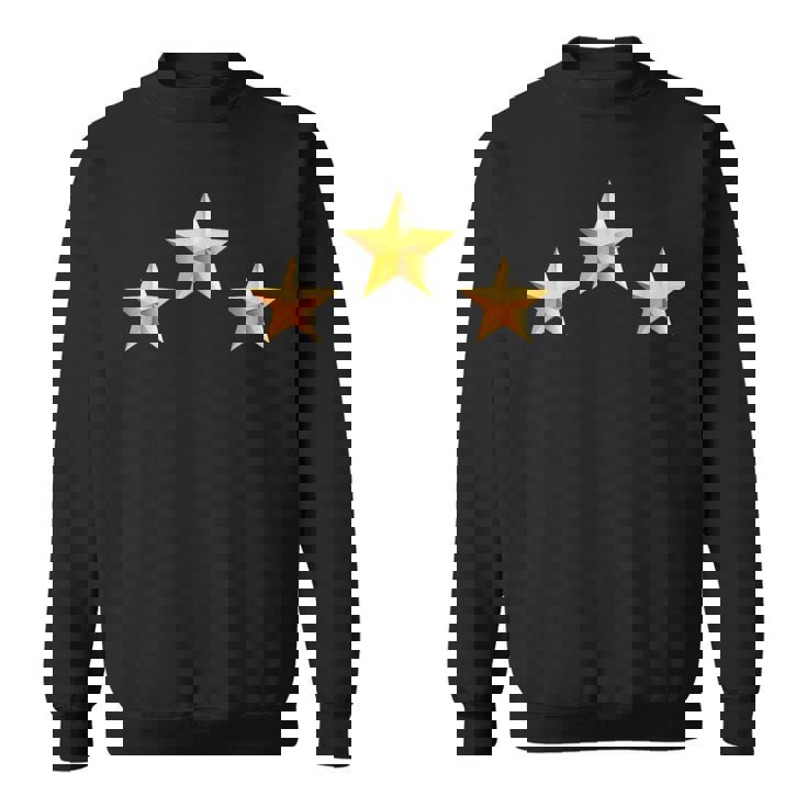 3つの黄金の星 スウェットシャツ