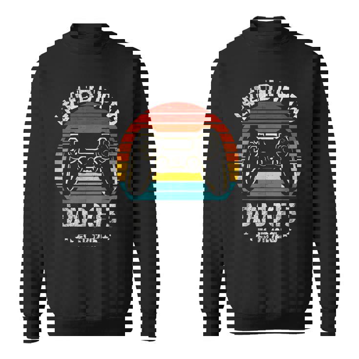 3人のお父さんにレベルアップ 再び3人のパパ 2025 父の日 スウェットシャツ