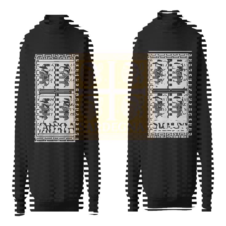 4 森 サルデーニャ 旗 サルデーニャ ギフト ローマ風 スウェットシャツ