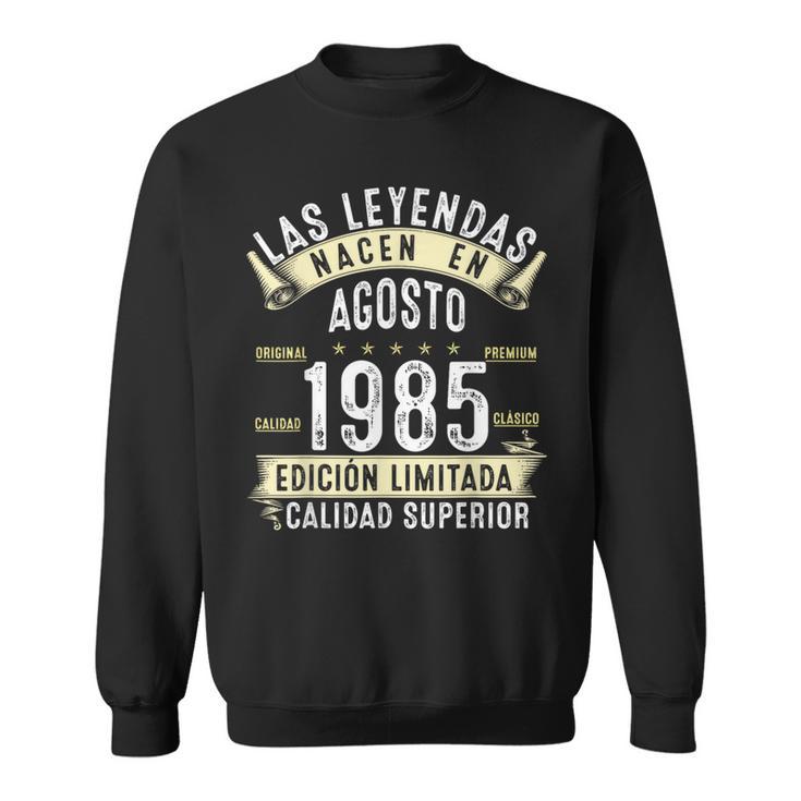 40 Años Cumpleaños Hombre Las Leyendas Nacen En Agosto 1985 Camisa de entrenamiento