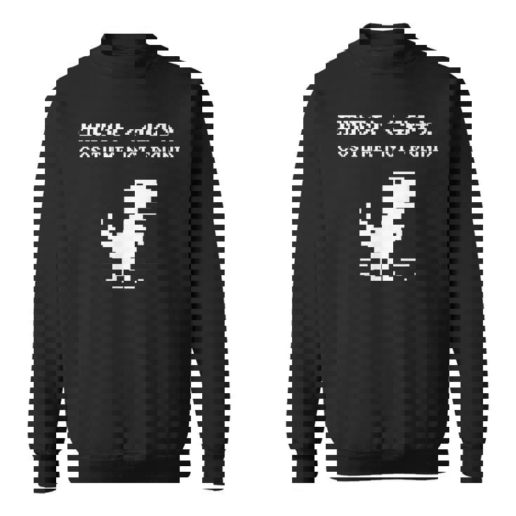 404 エラーコスチューム Not Found シャツ 面白い ハロウィン インターネット スウェットシャツ