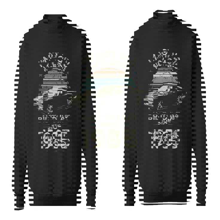 40歳の誕生日 1985年クラシックカー スウェットシャツ