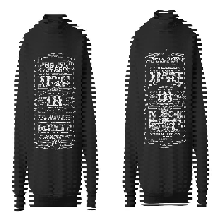 44歳の誕生日プレゼント ヴィンテージ 1981年 男性 面白い 44歳 1981年 スウェットシャツ