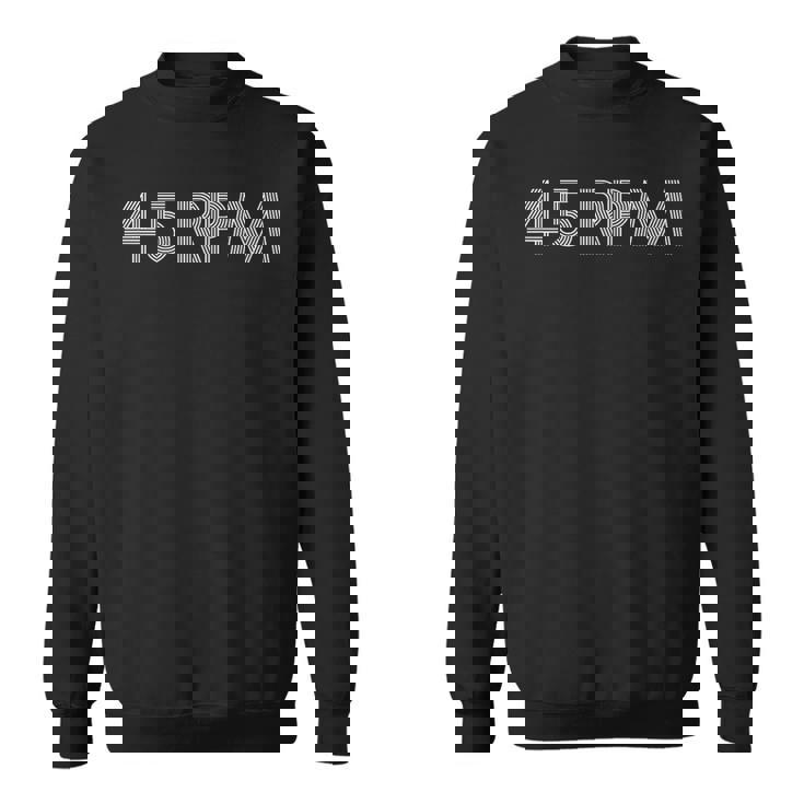 45Rpmビニールラバーズグラフィック。 スウェットシャツ