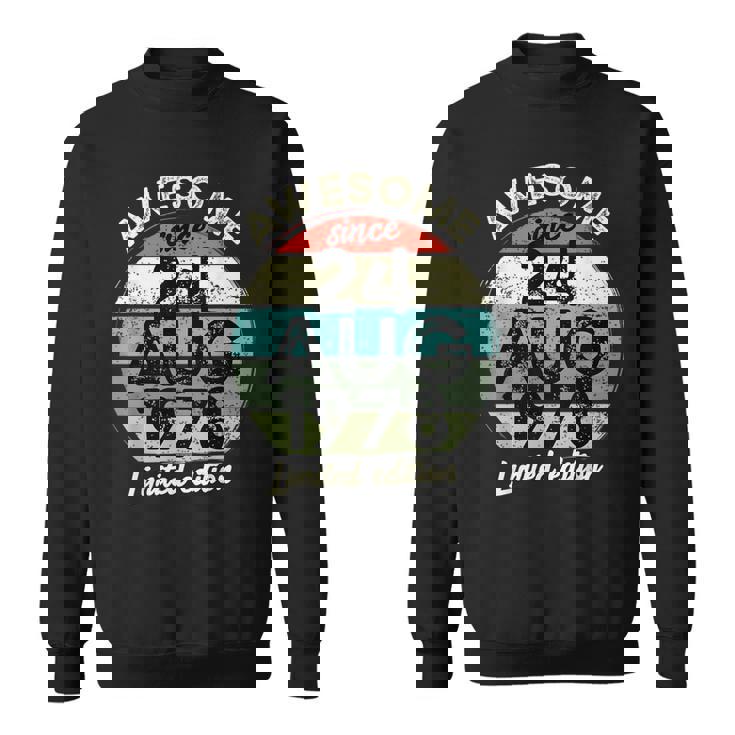 45歳の誕生日 1978年8月24日 45歳の誕生日 スウェットシャツ