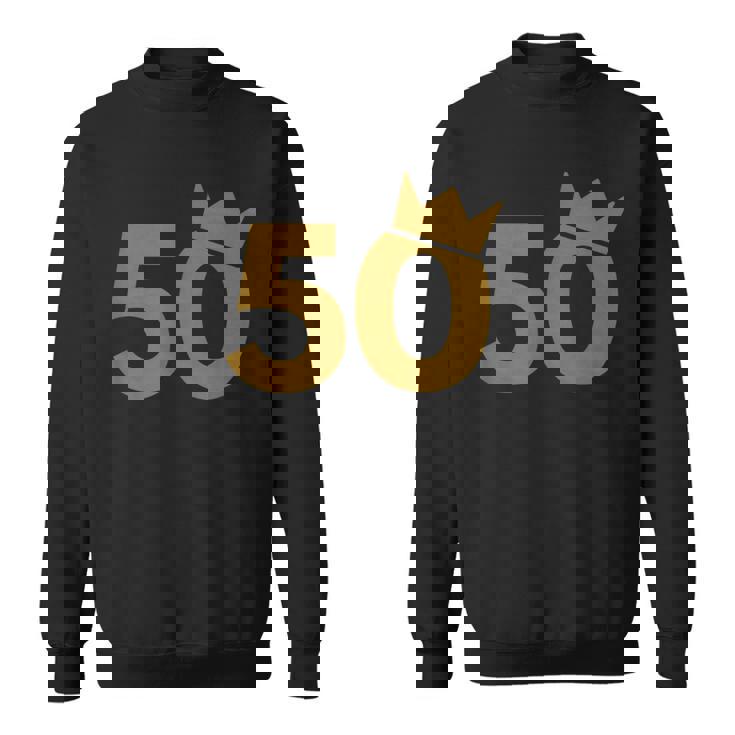 50 王冠 50歳の誕生日に スウェットシャツ