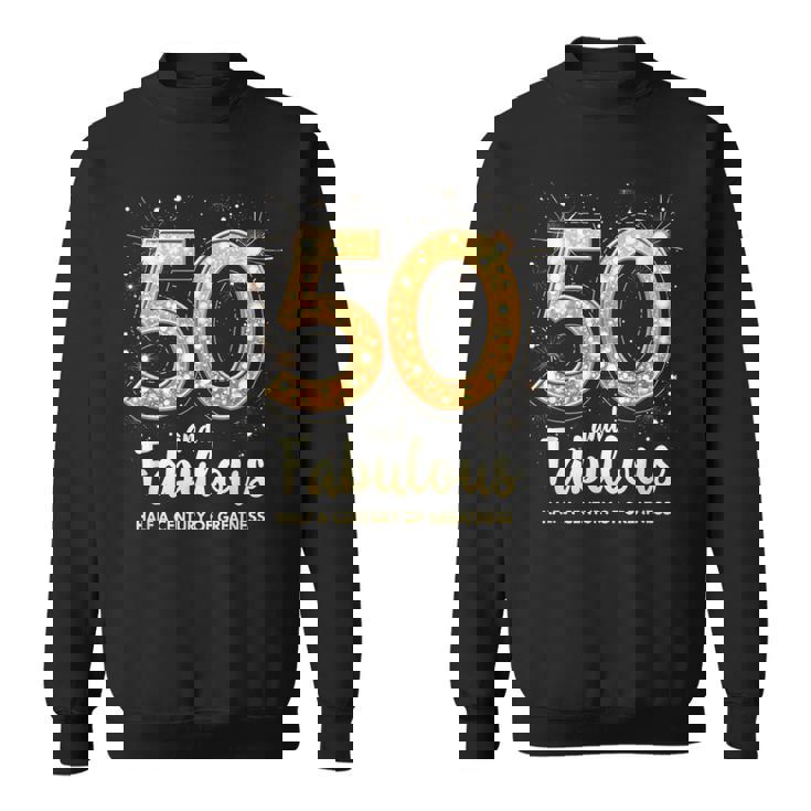 50歳の誕生日 50歳と素晴らしさの半世紀 スウェットシャツ