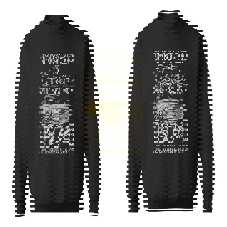 51 歳の誕生日、1974 年以来、クラシックカー、51 歳 スウェットシャツ