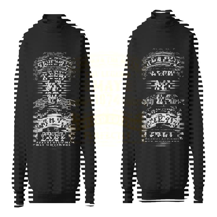 51歳 誕生日プレゼント 男性用 1974年5月 51歳の誕生日 スウェットシャツ