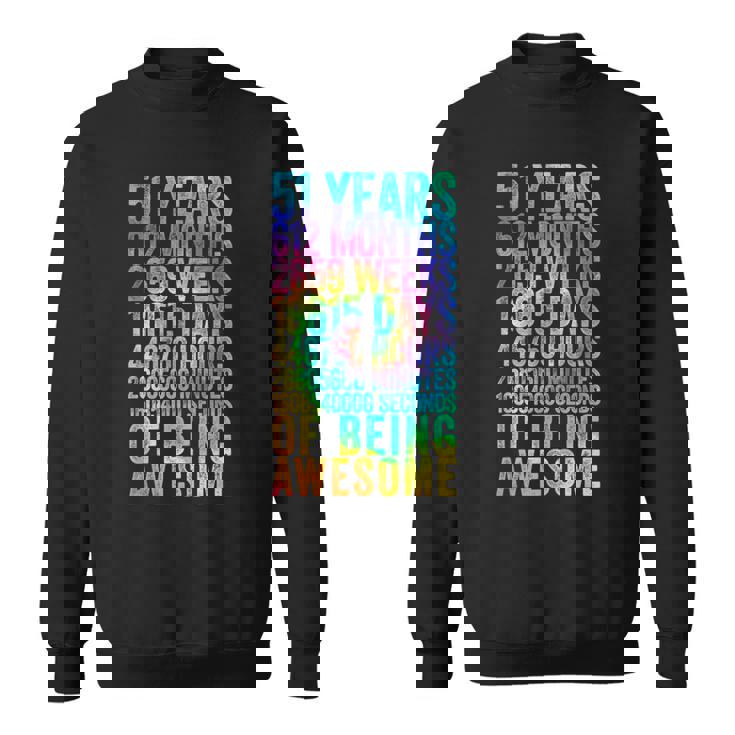 51歳の誕生日の面白いシャツ オールドメーター 面白い51歳ギフト スウェットシャツ