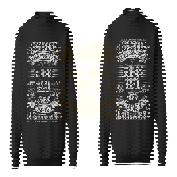 55歳の男性への誕生日プレゼント 55歳 誕生日 1970年6月 スウェットシャツ