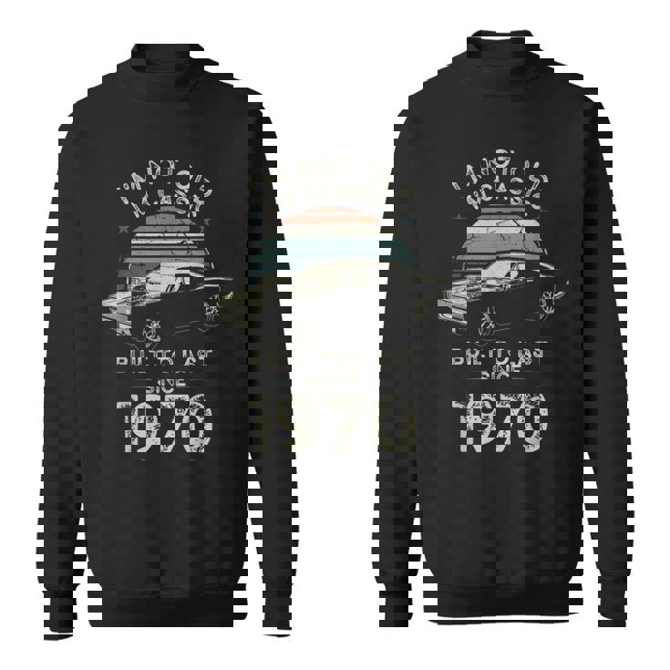 55歳の誕生日 1970年クラシックカー スウェットシャツ